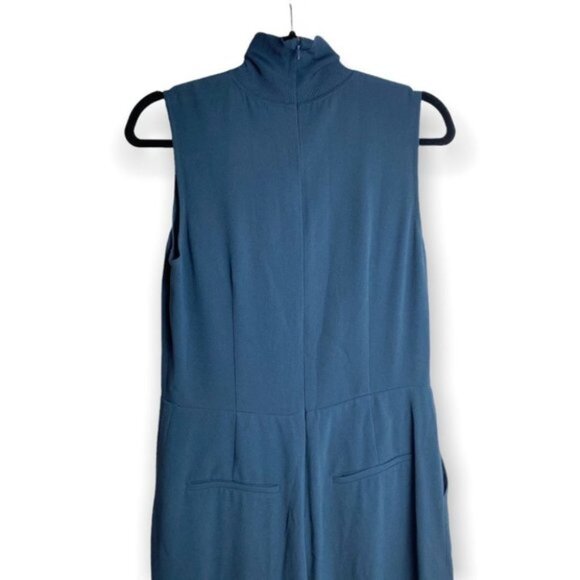 Club Monaco Dark Rosemary Turtleneck Sleeveless Jumpsuit - Picture 5 of 12